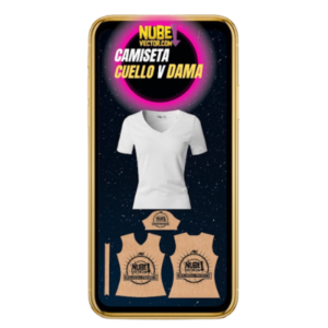 CAMISETA CUELLO V DAMA Y NIÑAS