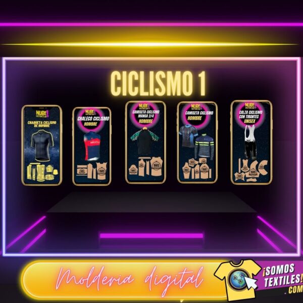 Combo ciclismo 1  - molderia digital