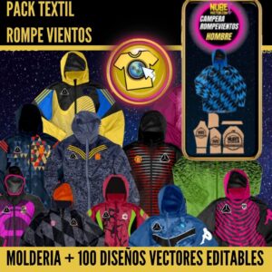 pack de diseños – camperas rompeviento